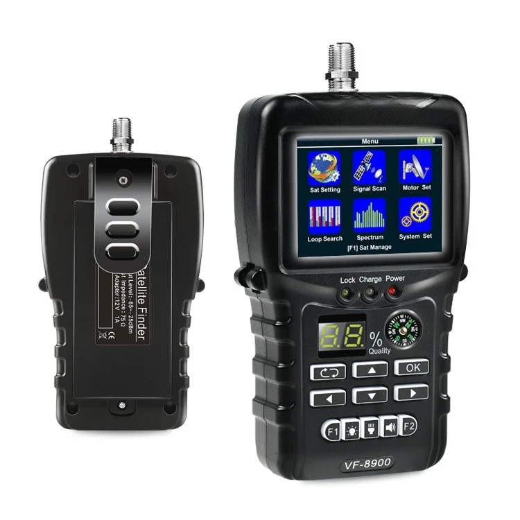 Hochauflösender Sternsucher DVB-S2 mit Taschenlampe, Kompass