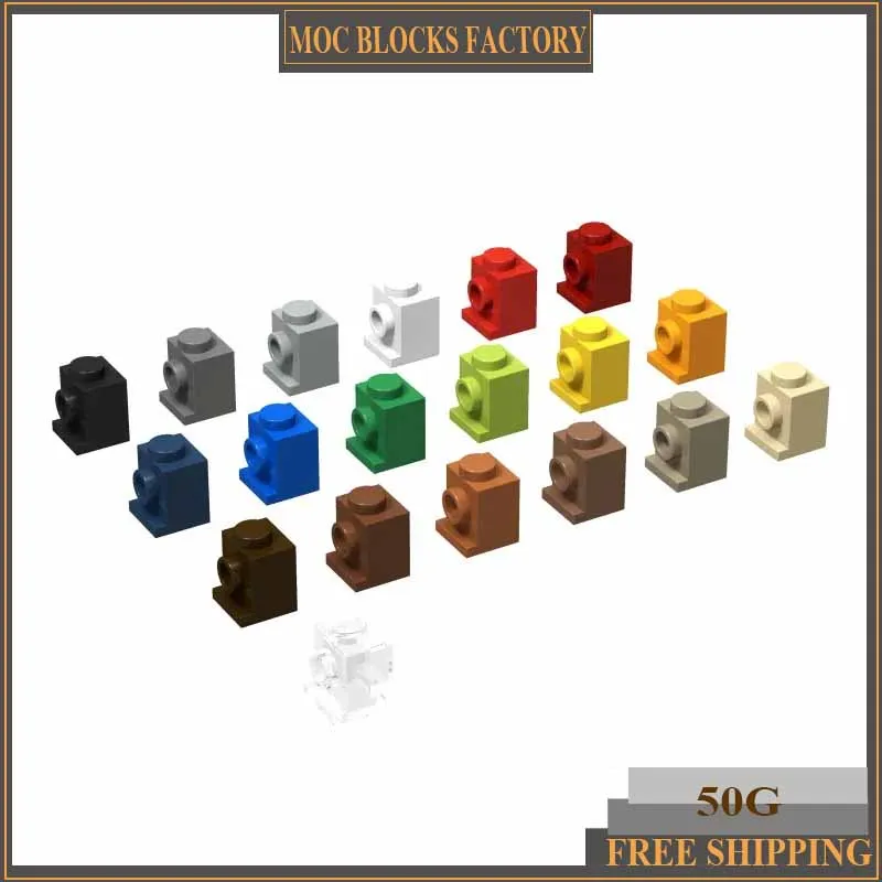 10Pcs MOC Parts 4070 30069 35388 Brick Special 1 x 1 with Headlight Compatible DIY Assmble Building Block Particle Kid Brain Toy