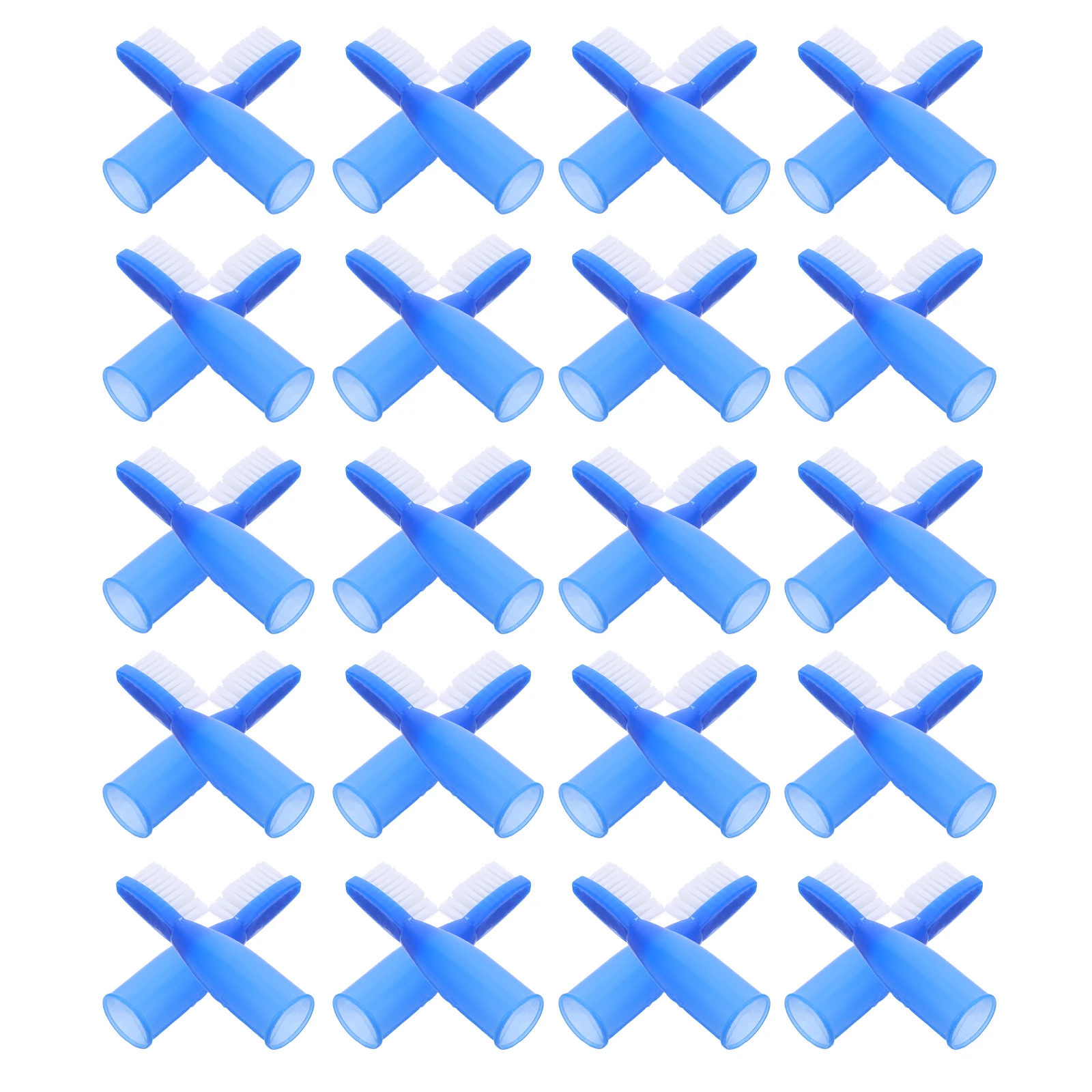 

50Pcs Safety Finger Toothbrush Soft Bristles Mini Prison Travel Handle Short Teeth Cleaning Brushes Institutional Security