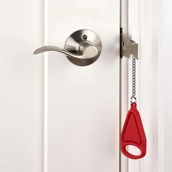 Travel Accommodation Door Security Lock Home Room Hotel Anti-theft Security Lock Metal Lock Portable Door Lock Security Latch