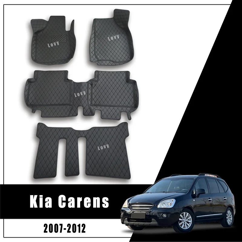 

For Kia Carens 2012 2011 2010 2009 2008 2007 (7 Seats) Car Floor Mats Custom Covers Auto Waterproof Carpet Interiors Accessories
