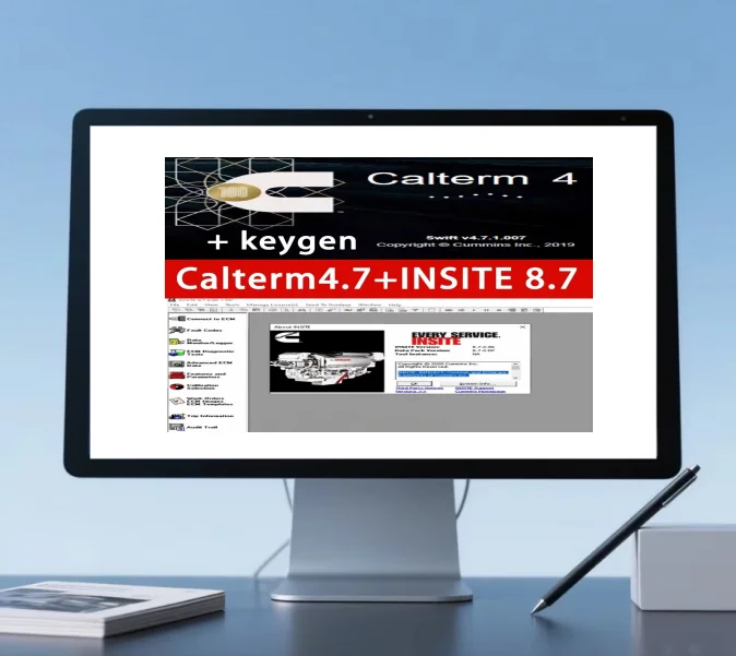 Truck Engine Diagnostic Software Insite 8.7 with  + Calterm 4.7 MetaFile Keygen Never Expire Work Site Line 6 7
