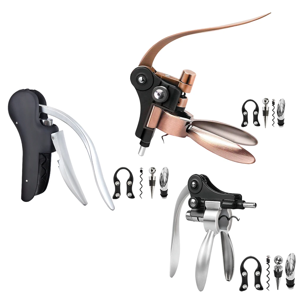 Electric Corkscrew Bottle Opener with ABS Stainless Steel Kit for Personalized Wine Gifts at Garden or Retirement Parties
