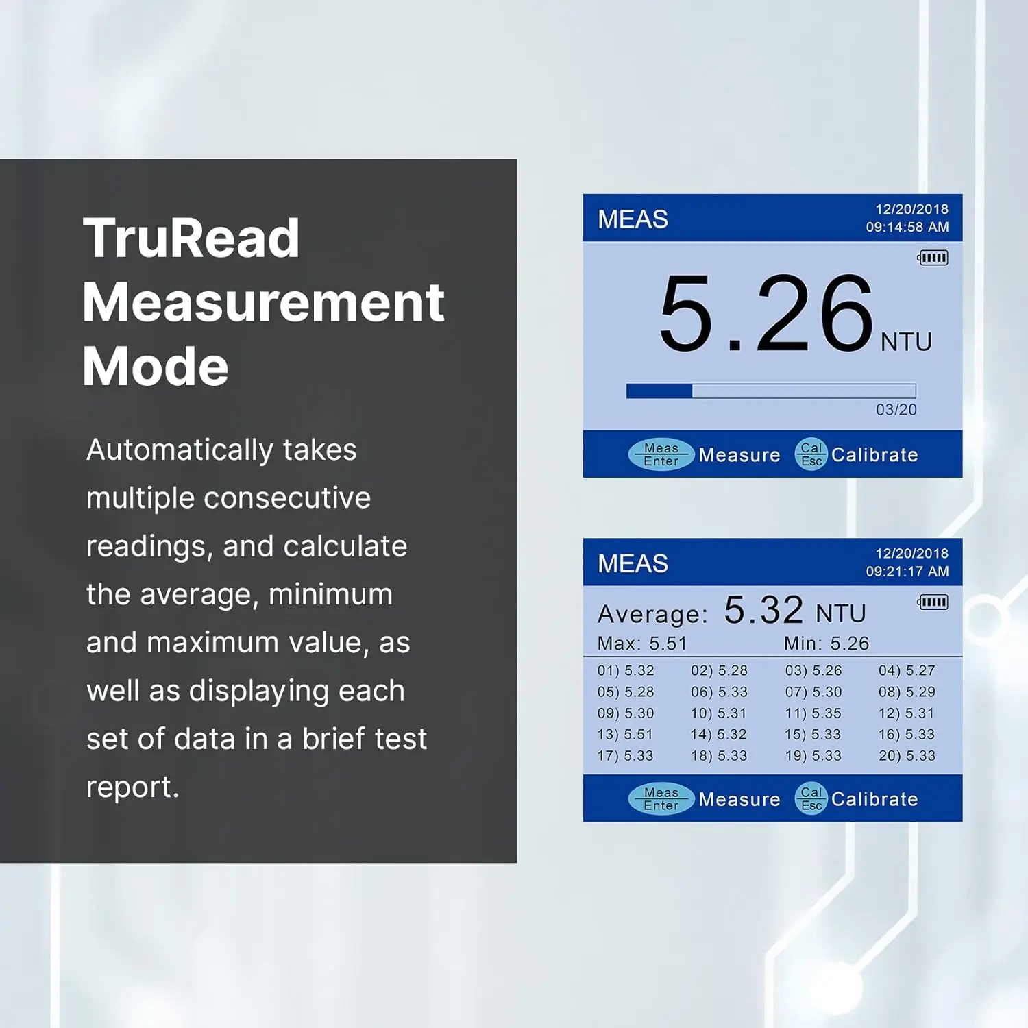 Apera Instruments TN480 Portable Turbidity Meter with GLP Data Logger ISO 7027 Compliant China