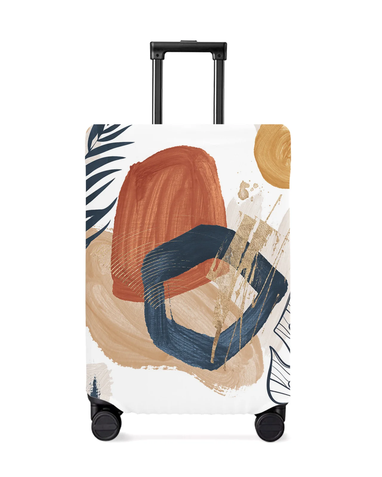 Modern Boho Geometric Abstract Travel Luggage Cover Elastic Baggage Cover Suitcase Case Dust Cover 18-32 Inch Travel Accessories