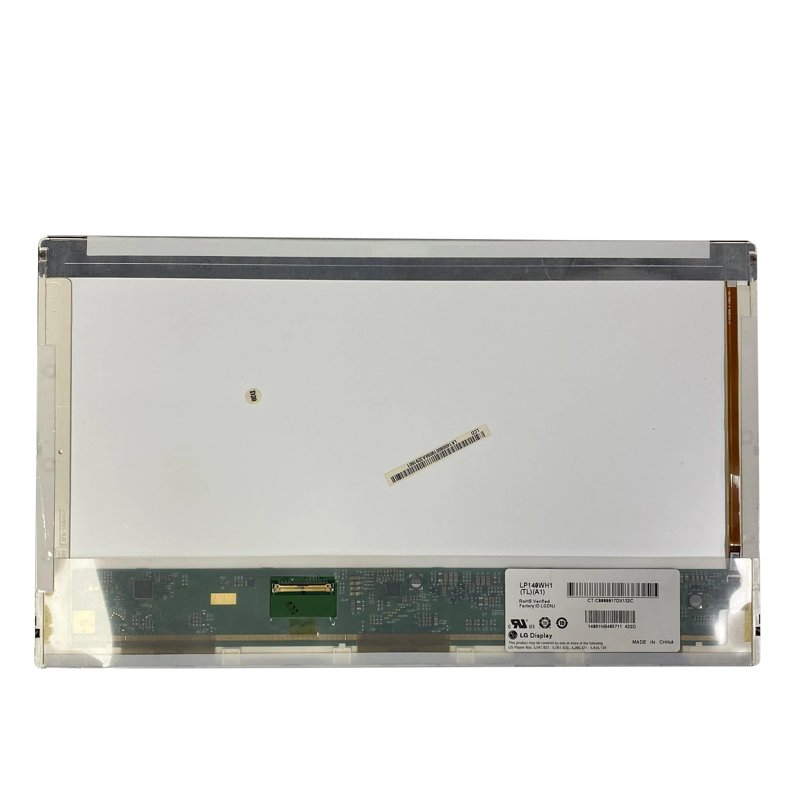 Original LP140WH1-TLA1 14 Inch LED Screen Laptop LCD Screen 1366*768 40 Pins
