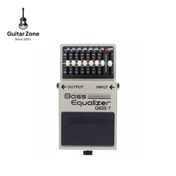 BOSS GEB-7 Bass Equalizer Professional EQ Effects Pedal, 7-Band Bass Equalizer with Level Control Knob