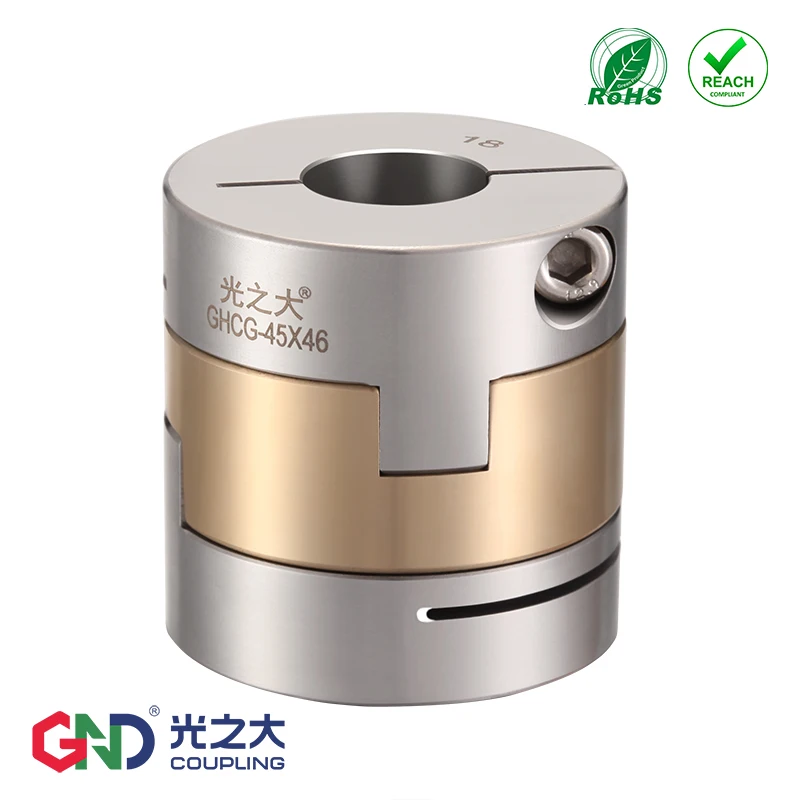 

Power Transmission Parts GHCG stainless steel rigidity cross slider clamping series shaft couplings