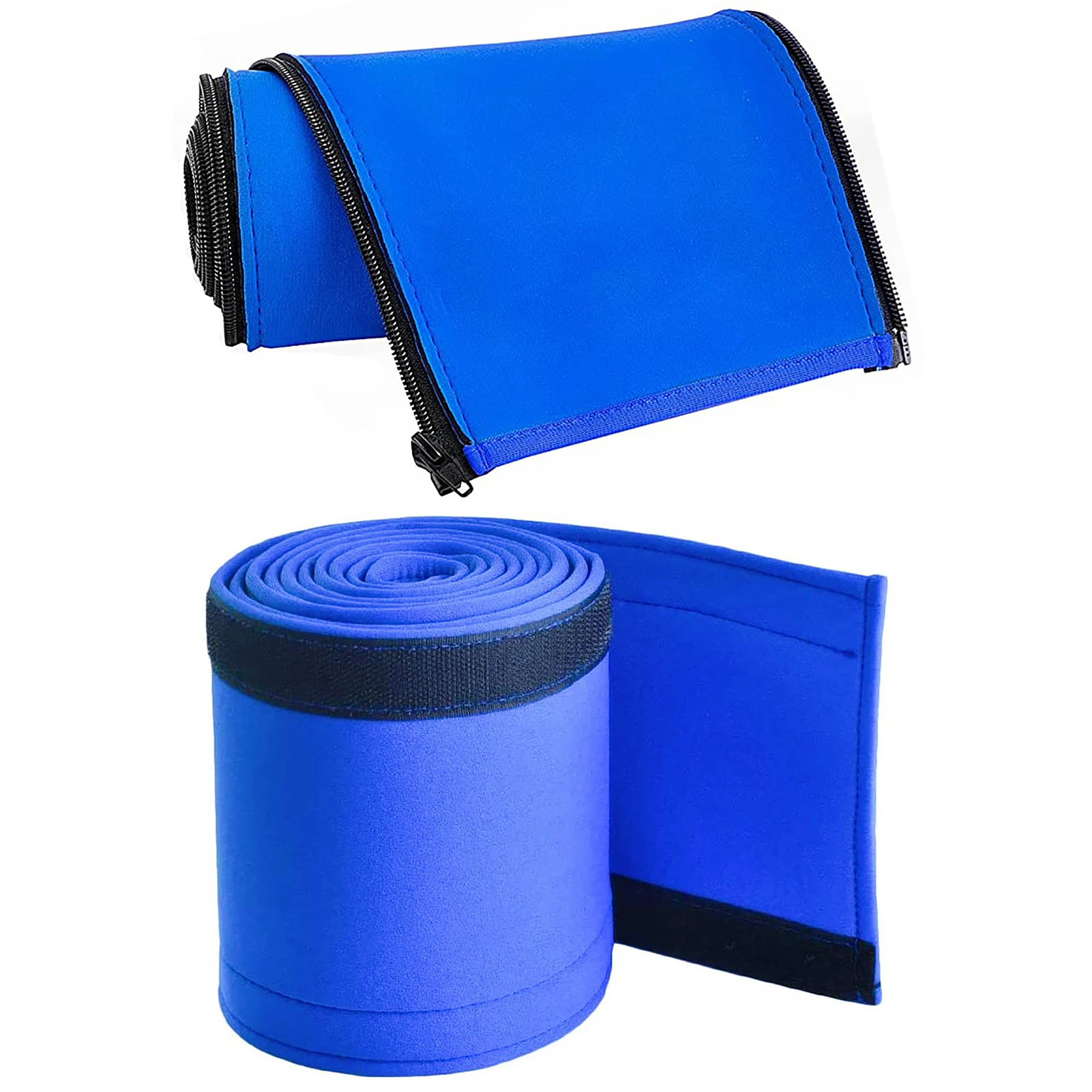 Cubiertas de barandilla de piscina de neopreno, cubiertas de pasamanos de piscina con cremallera, cubierta antideslizante de riel de agarre manual para manijas de escalera de piscina