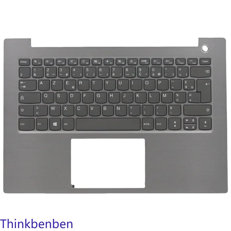 FR French Mineral Gray Keyboard Upper Case Palmrest Shell Cover For Lenovo ThinkBook 14 14IML 14IIL 5CB0W44413