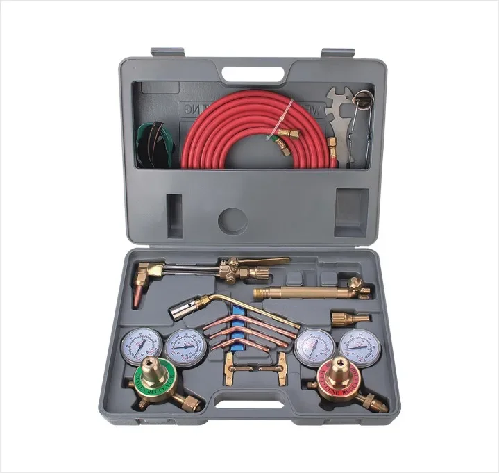 Portable Medium Gas Welding & Cutting Tool Kit with Storage Box