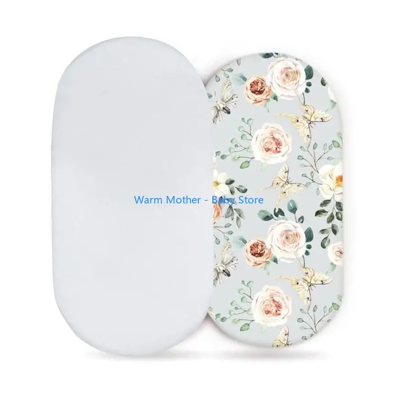 ملاءات محمولة محايدة للجنسين من الألياف الدقيقة لجوانب أسرة الأطفال 57QE