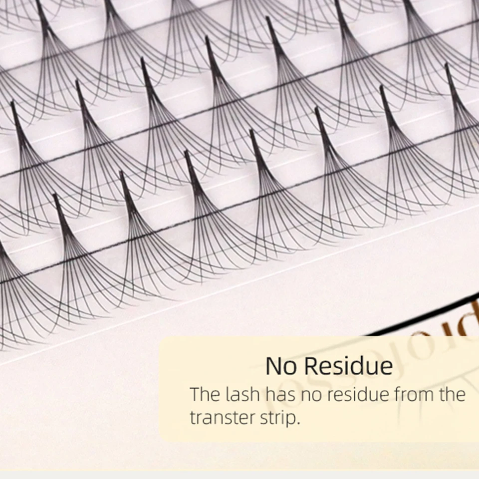 Lashprofessor XL bandeja de abanicos premoldeados 3D 4D 5D 6D 7D 8D 10D 30D 40D, base puntiaguda, volumen ruso, extensiones mega abanico 5