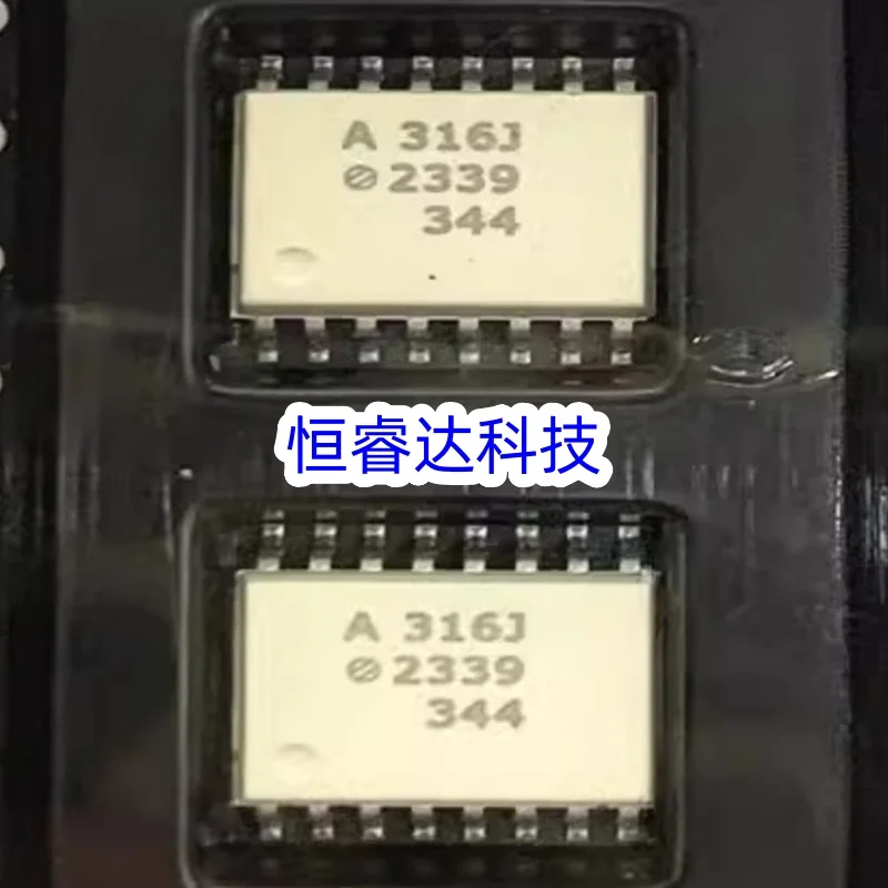 5pcs/lot HCPL-316J HCPL-316 SOP-16 package Silk screen printing A316J 316J IGBT Drive Optocoupler chip