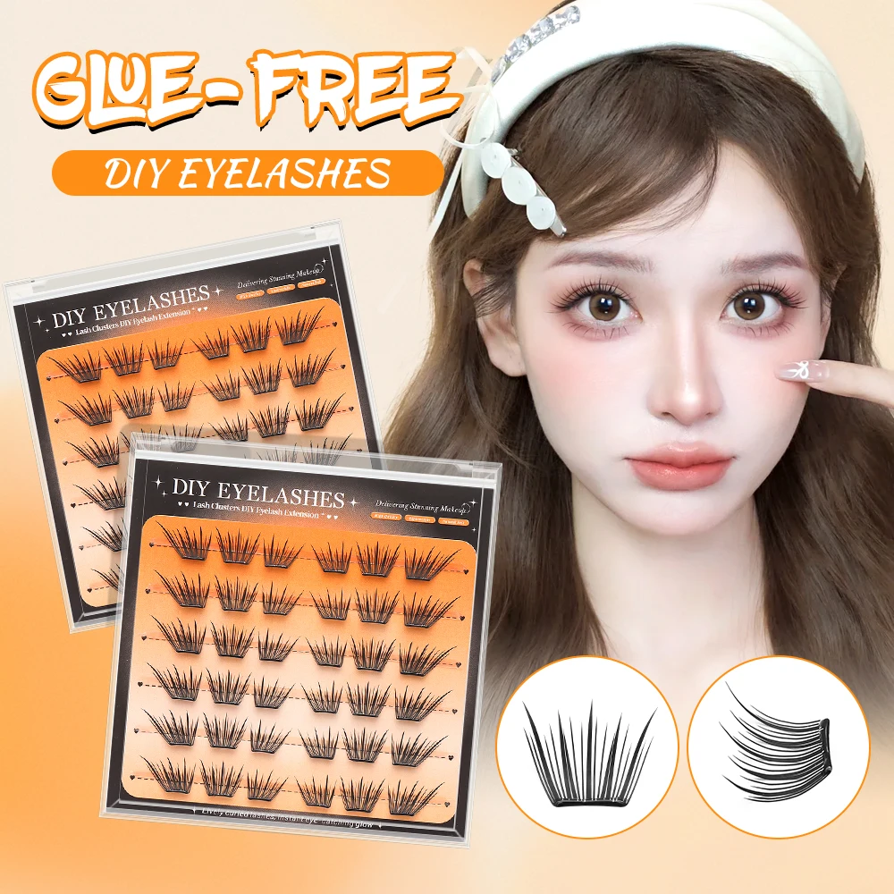 Exquisite personal eyelashes, Korean base false eyelashes, natural and realistic holiday gifts, role-playing wholesale
