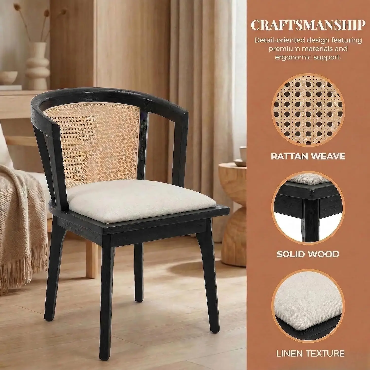 Thumbnail 4 - #40 Low Price Upholstered Dining Chairs Deals