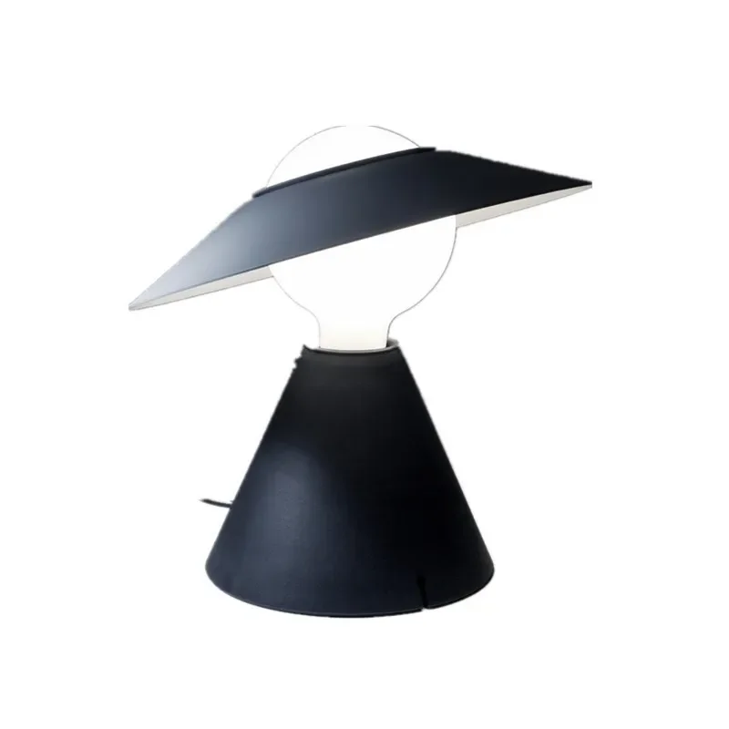 

Children's room desk lamp, bedroom bedside study lamp, living room, straw hat lamp