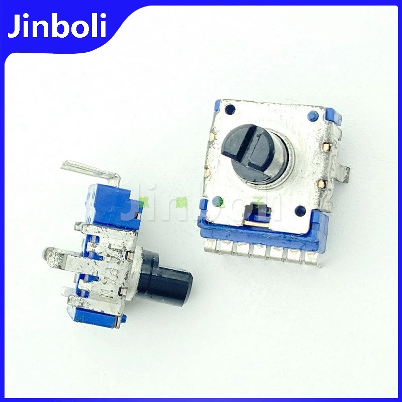 1PCS RK14 Type A10K Single Row 7Pins Dual Power Amplifier Tuning Tone Volume Potentiometer A103 D Shaft Length 8mm