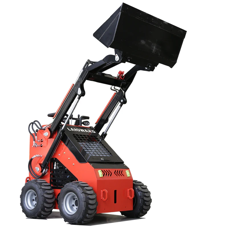 High Quality Farm Use Small Skid Loader Wholesale Versatile Track Loader 4WD High Power Skid Steer Loader EPA Engine Customized