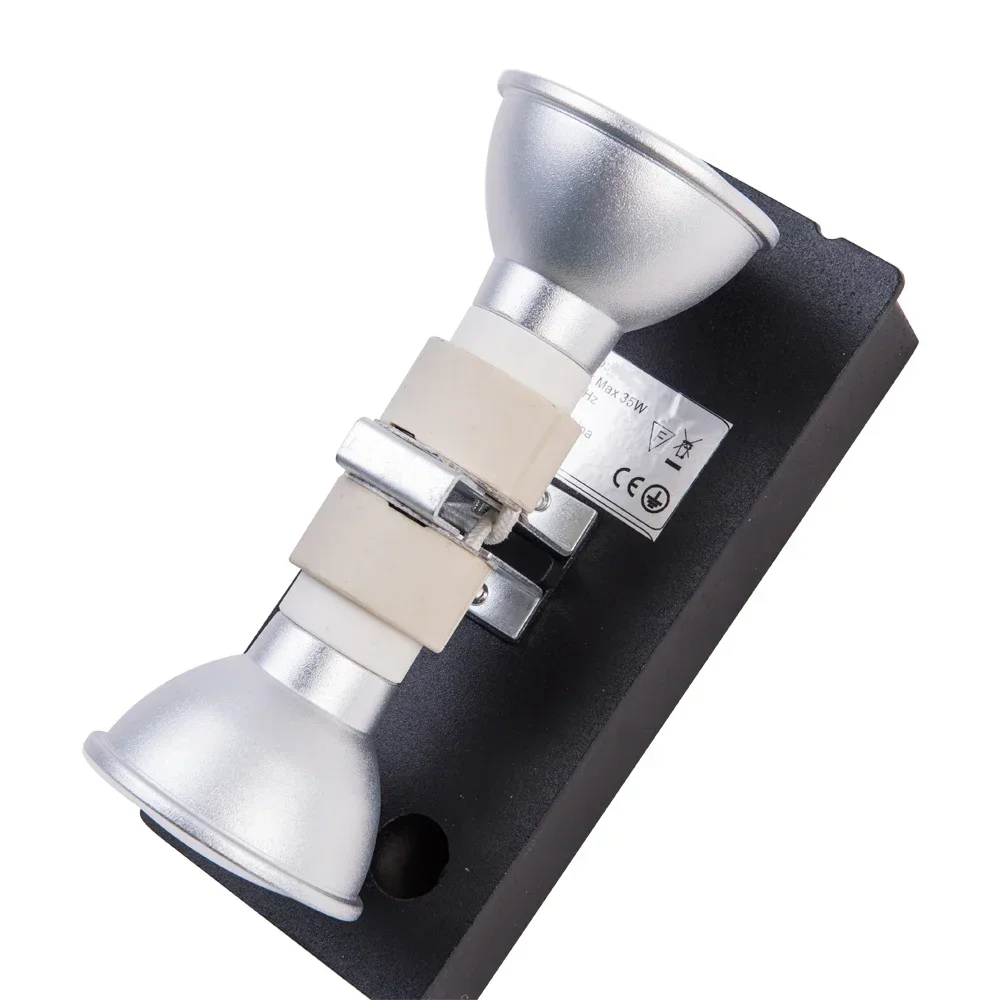 Design GU10 Led Wall Lamp UP and Down Sconce  Lights AC85-265V 10W Bracket  (Two Side 5W)