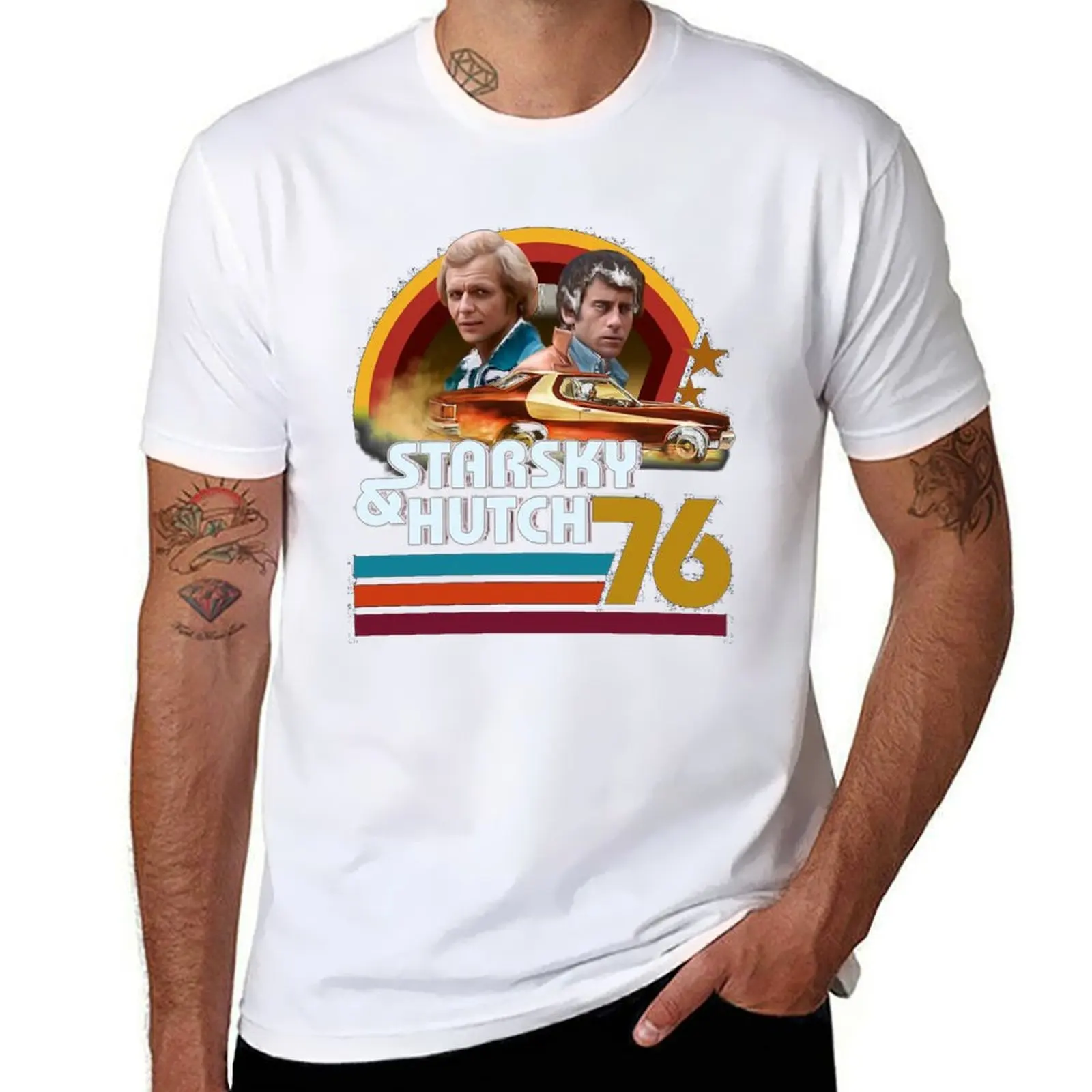 

Starsky and Hutch T-Shirt man t shirt heavy cotton cotton t shirts man 100% T-Shirt