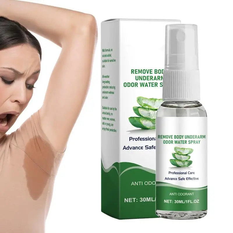 Underarm Spray Underarm Toner Eliminates Any Body Odor 30ml Refreshing Anti-Odorant Spray Long-Lasting Freshness Sensitive Skin