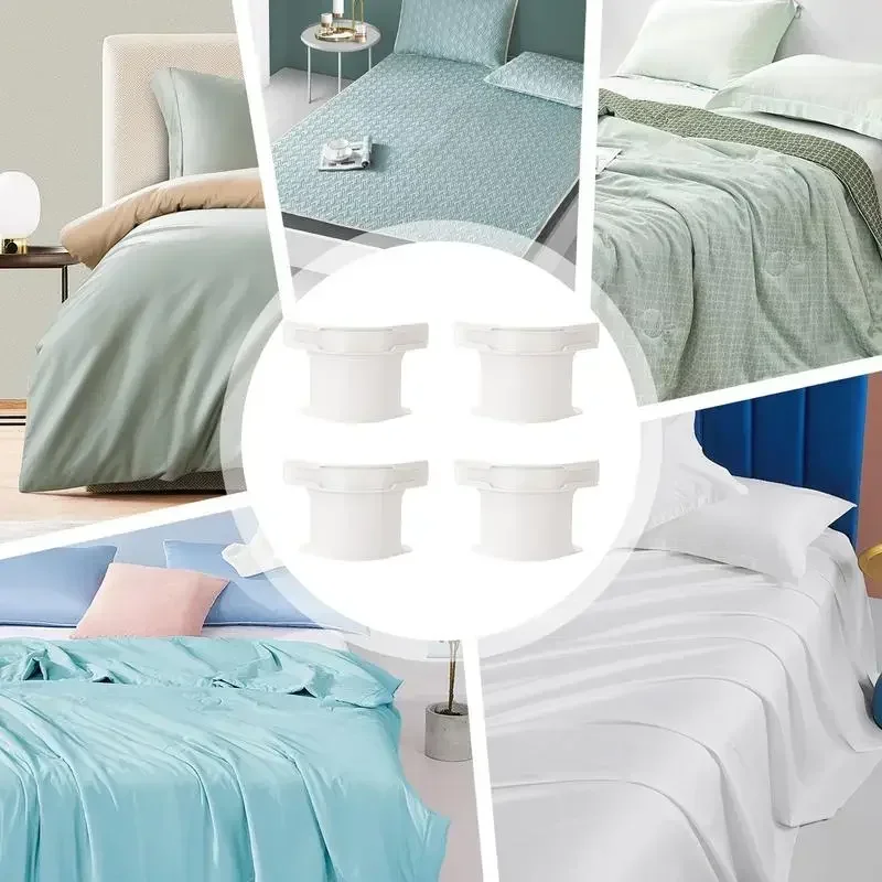 4pcs Heavy Duty Bedsheet Corner Tightener Clips High-quality materials durable and reliable Bed Sheet Grippers for Protectors