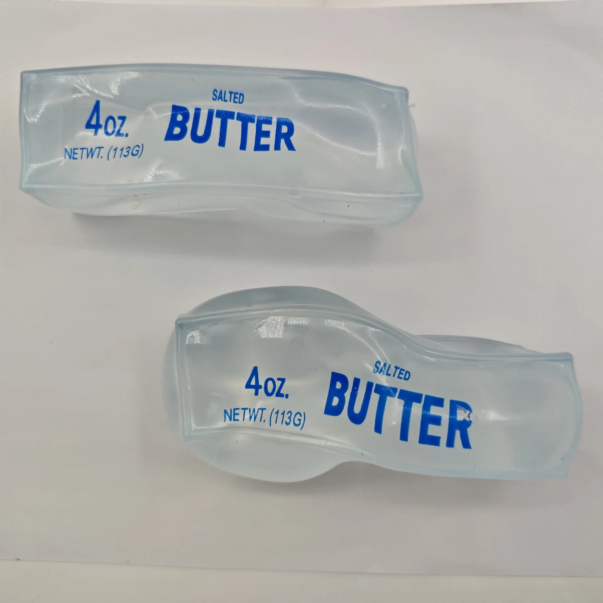 1/12PCS Trending Bule Clear Vaseline Butter Stick Squishy Toy, Soft Stress Relief Squeeze Fidget Toy for Kids Adults