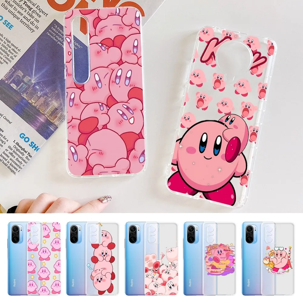 

Cartoon Cute Kirbies Mousepad For Samsung S 20 21 22 23 for Redmi Note7 8 9 10 for Huawei P20 30 40 Clear Case