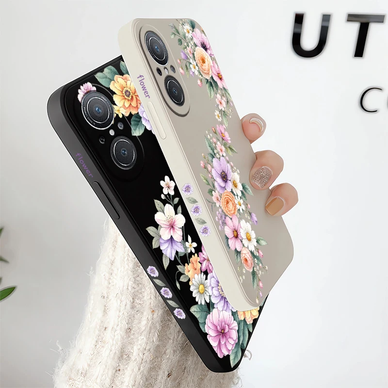 Flower Case For Huawei Y9 Prime Y7 Pro 2019 Y7A Y9S Nova 6 9 SE 8i 5T 3i P20 P30 P40 Lite E P Smart Z Plus Silicon Soft carcasas - view 4