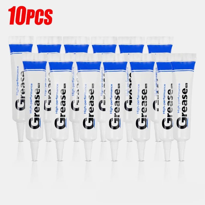 1-10pcs Waterproof White Lithium Based Grease Seal Lubricant Anti-Aging for Auto O-rings Rubber Metal Bearing Lubrication Care