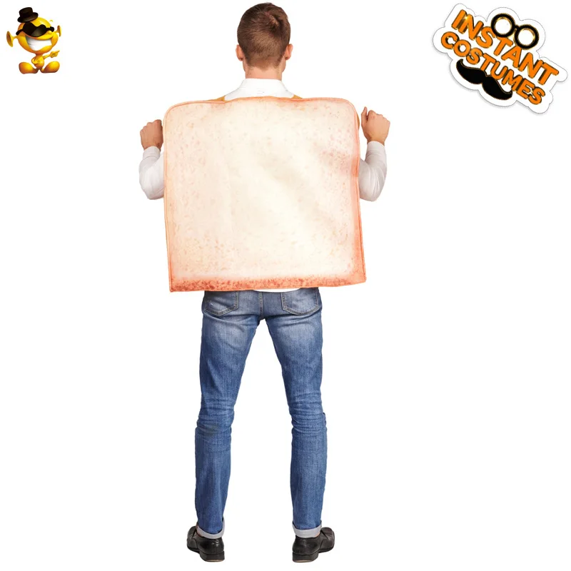 Divertente costume da brindisi al burro di arachidi per coppia adulta per oggetti di scena per feste alimentari per spettacoli teatrali cosplay