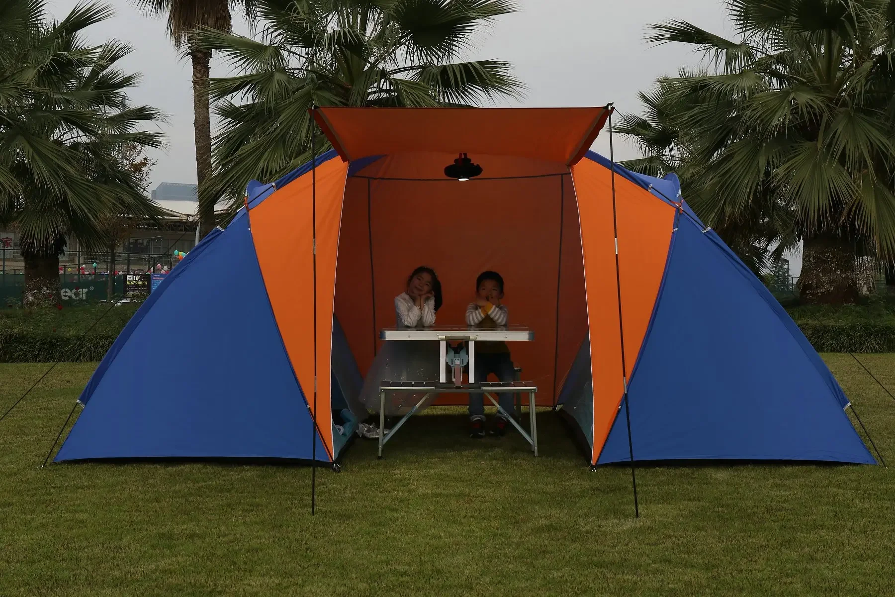 5-8 Person Large Camping Tent Double Layer Waterproof Two Bedrooms Travel Tent for Family Party Travel Fishing Sun Shelter new