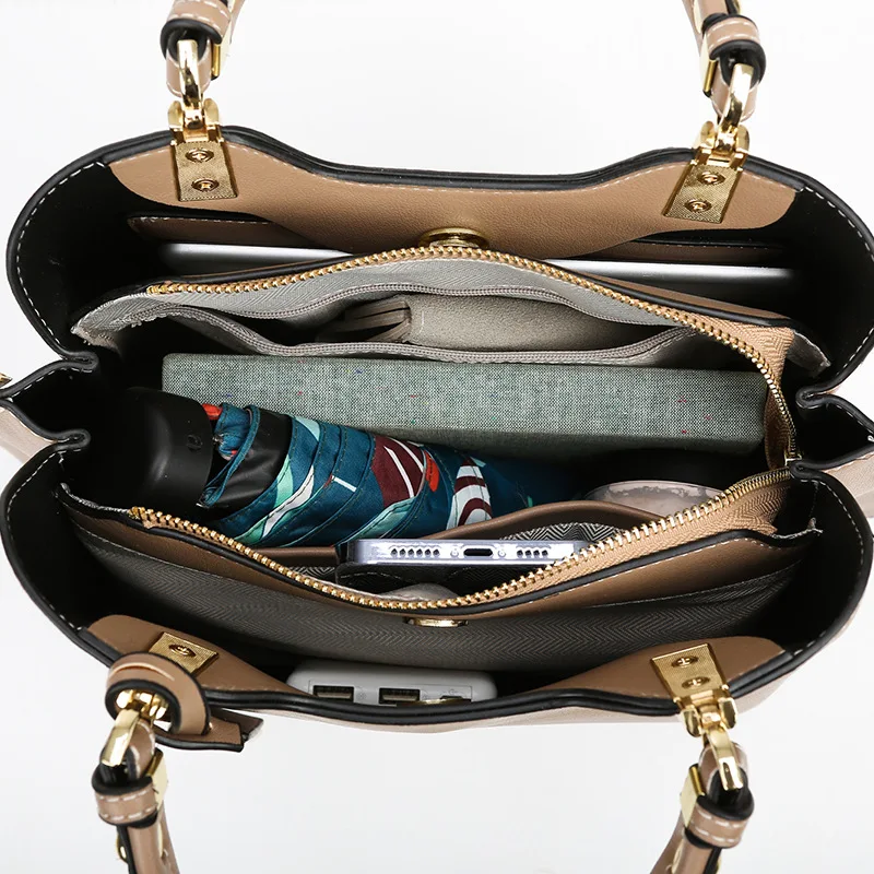 Wholesale women's handbags, new designers, large capacity shoulder bags, leather crossbody bags, European and American bags