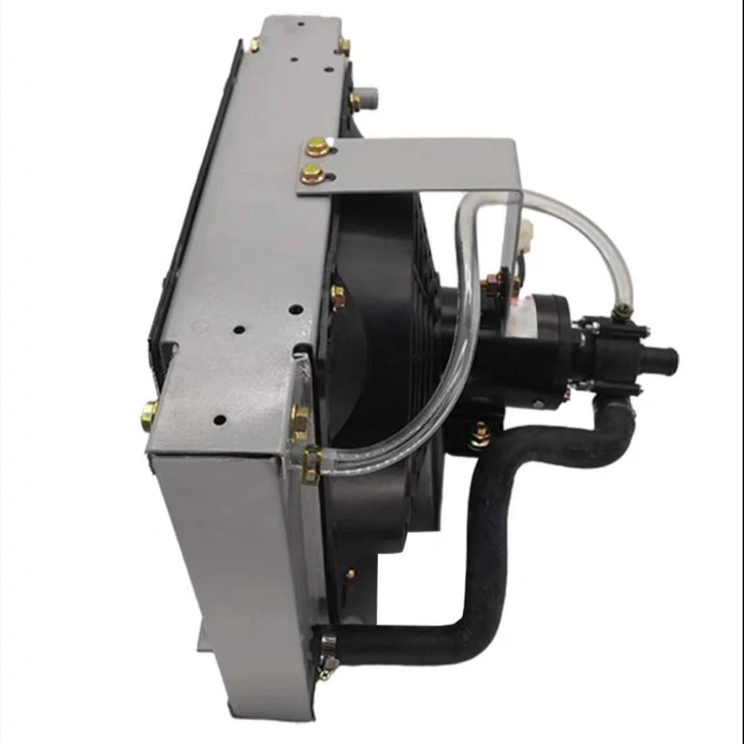 

Radiator Tractor Agricultural three-wheel electronic water tank 12V24V circulating water pump integrated water tank radiator