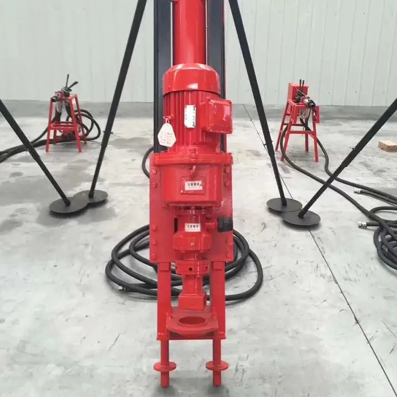 

Customized Small Electric DTH Drill Rig For Rock 40m High Torque Multi Angle Drilling Home Use Small Mine Water Conservancy Road