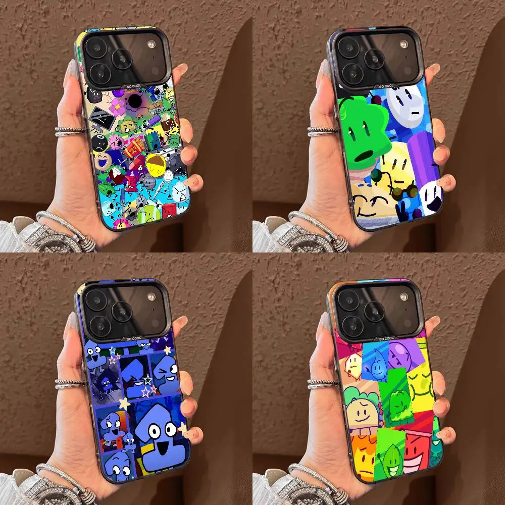 

Bfdi B-Battle For Dream Island Phone Case For iPhone 17,16,15,14,13,12,11,Pro,Max,Plus,E,Air,Mini Black Tpu Cover