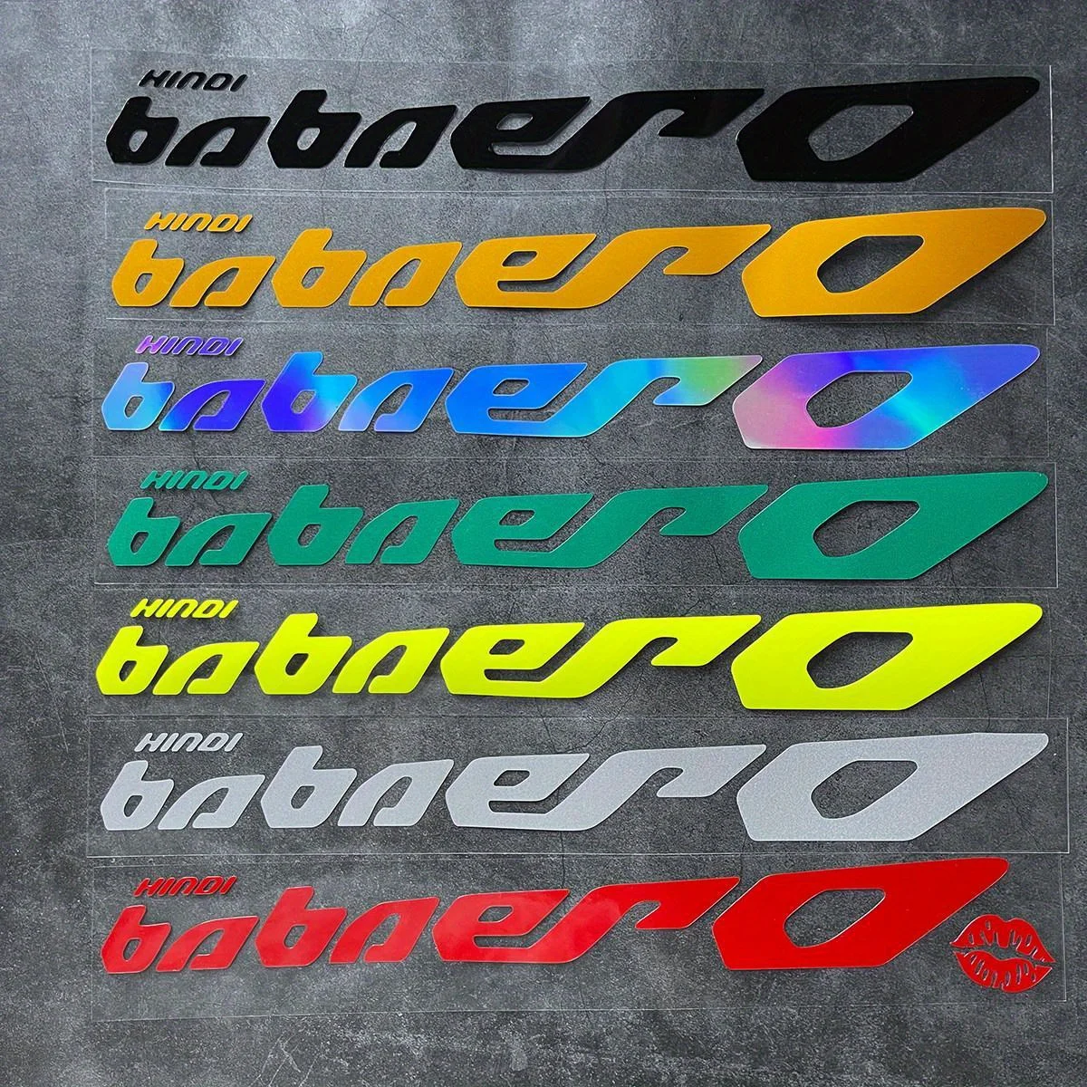 

1 шт., яркие наклейки «HINDI babnero», несколько вариантов цвета, наклейки для ноутбуков, мотоциклов и индивидуальный декор