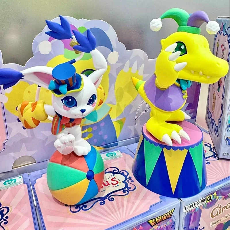 

Горячая новинка Bandai Digimon цирковая серия, высококачественные куклы ручной работы, модная слепая коробка, подарок-сюрприз, оригинальные игрушки, украшения