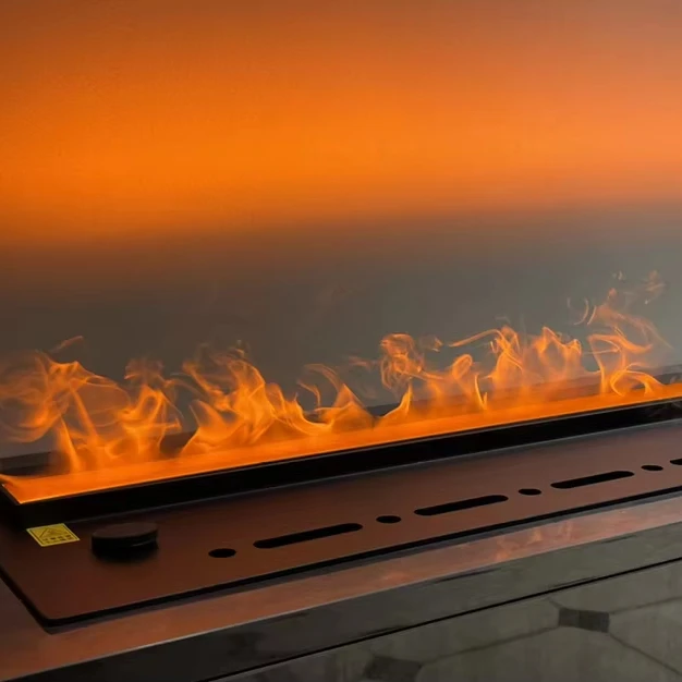 

Fireplace Modernist Interior Living Room Water Decoration 3Datomized Electric Custom Embedded TV Cabinet Humidifier