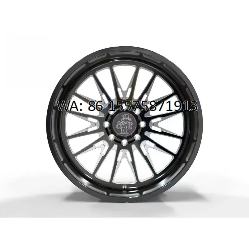 Forged American Style Custom Wheels 24x14 8x170 8x180 26x14 for BZY 6x5.5 6x135 8x6.5 Truck Rims