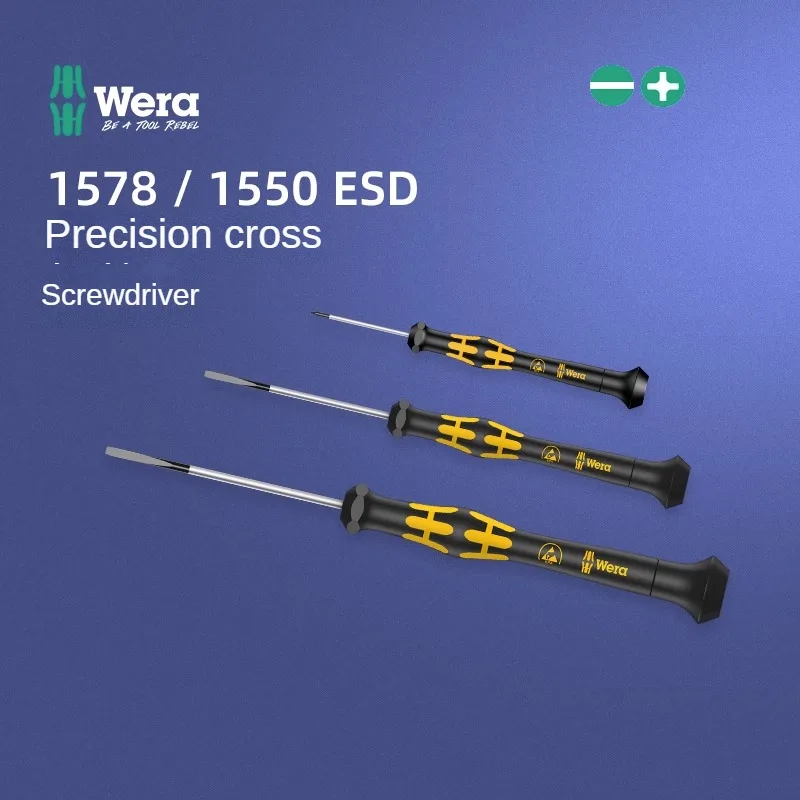 Wera-chave Phillips Materiais Artesanato de Precisão Estender a Vida Útil Operação Simples 1578 1550 de Alta Qualidade