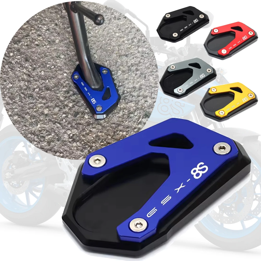 

For GSX-8S GSX 8S 2023 Motorcycle Kickstand Foot Side Stand Extension Pad Support Plate GSX8S