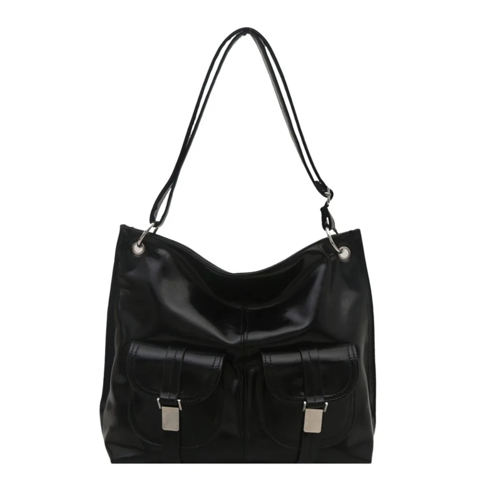 

Portable Fashionable Tote Bag Multi-Pouch PU Underarm Bag Adjustable Strap Vintage Shoulder Bag Women