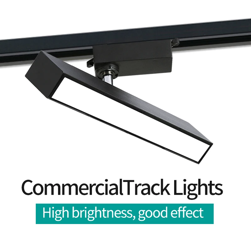 

Track light led rail light long strip fill light live broadcast room clothing store commercial ceiling line light AC220V 10W 20W