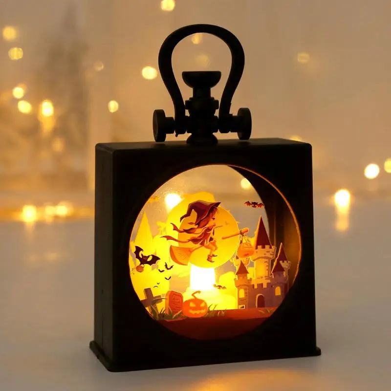 Halloween Hand Lamp Creative Decorative LED Candles Indoor Halloween Lights Multipurpose Halloween Lanterns Halloween