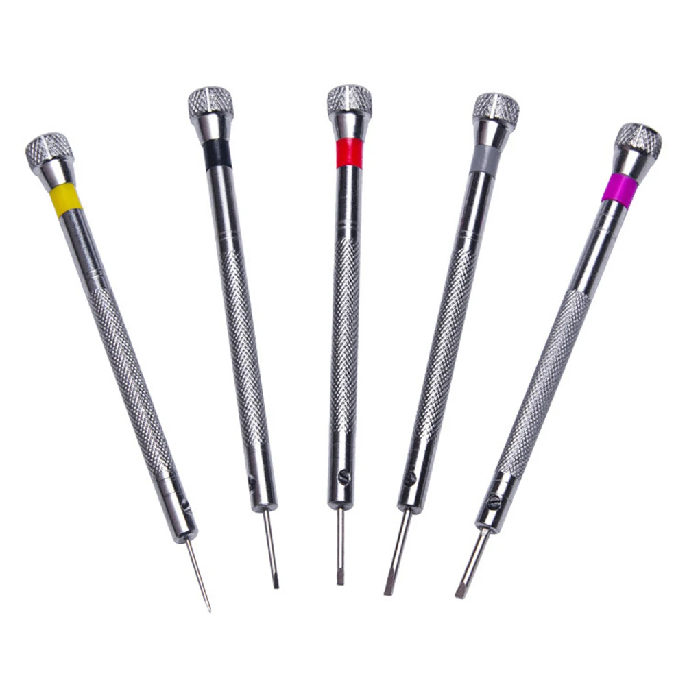 

5pcs Watch Screwdriver Kit Durable Lightweight Portable for Eyeglasses Sunglasses Repair Electronics Jeweler Work Tools