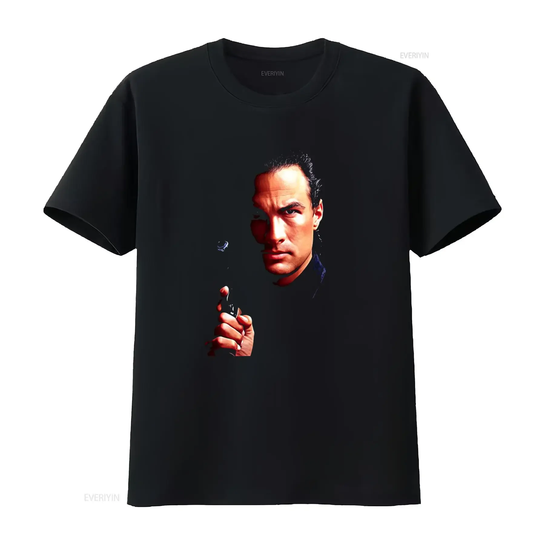 Steven Seagal Culto Camiseta de Todos los Tama?os Nuevos con Estilo Película vintage Washed fashion graphic designer clothes