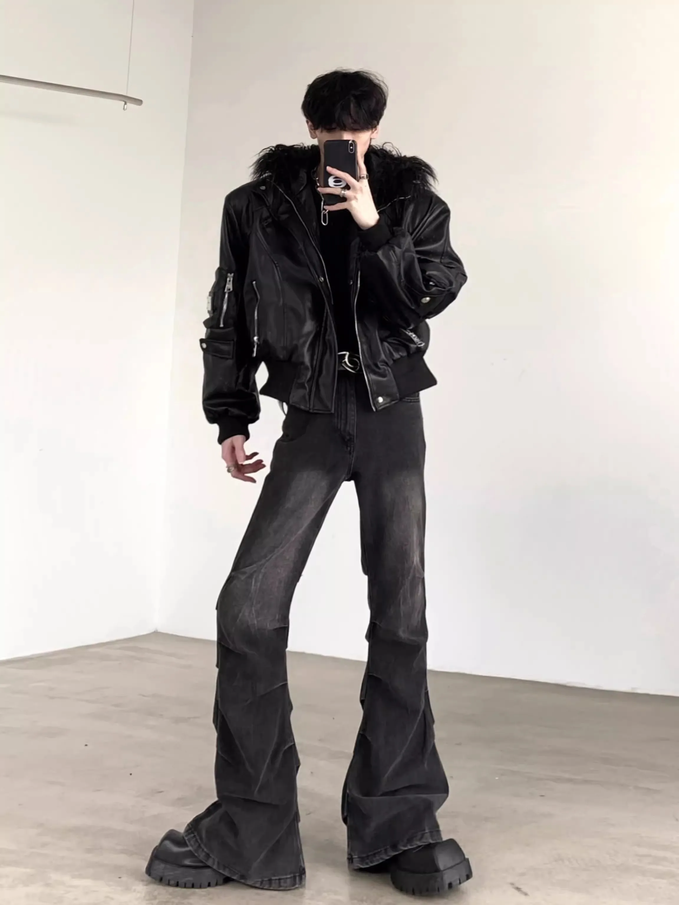 Thumbnail 2 - #41 Trending Mens Leather Coats Right Now