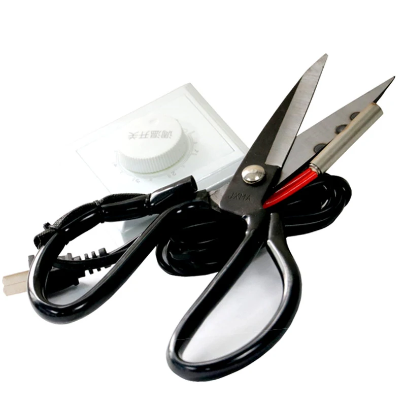 Electric Heating Scissors, Adjustable Temperature Electric Heating Scissors ,Heat Cutter For Tailor Fabric Cloth Cutting Tools